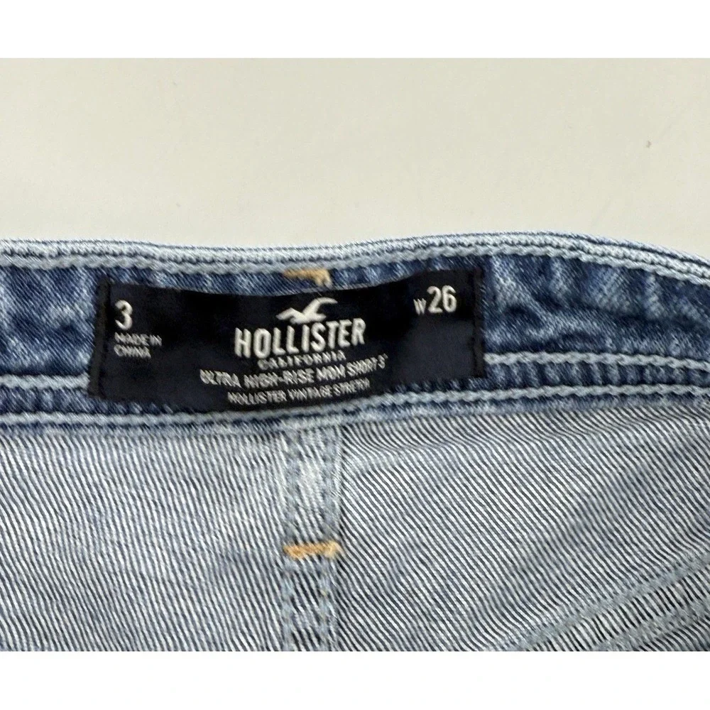 Hollister Shorts 26 Ultra‎ High Rise Mom 3